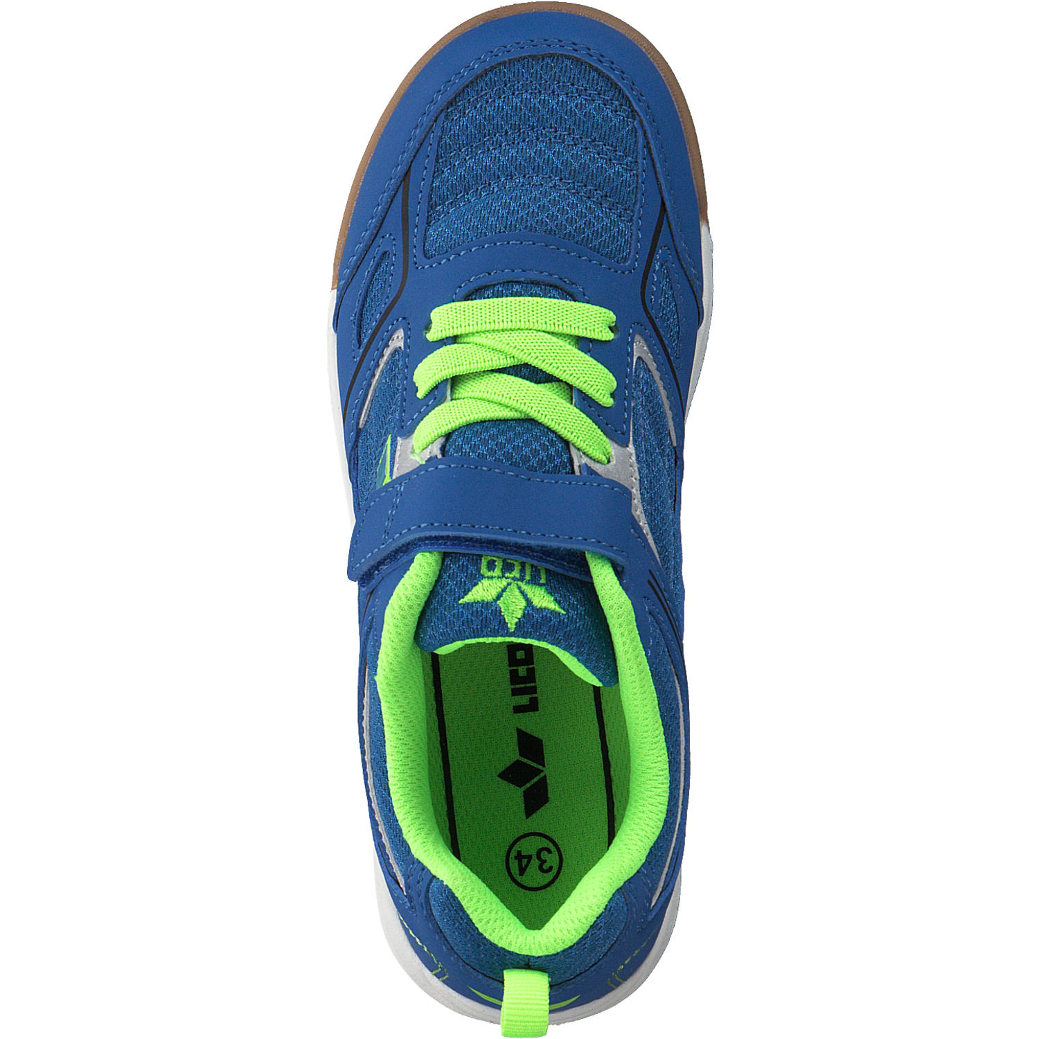 Geka Racine VS, Sneakers Low, Kinder, Blau Lemon