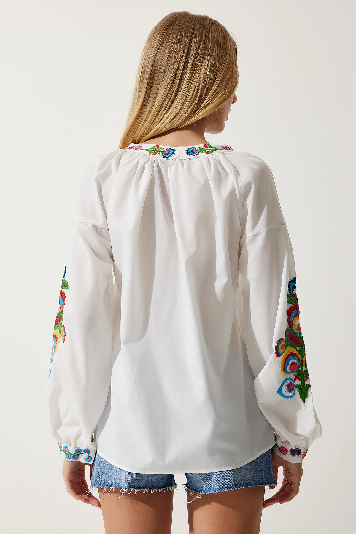 Happiness İstanbul  Bluse - Weiß - Regular Fit