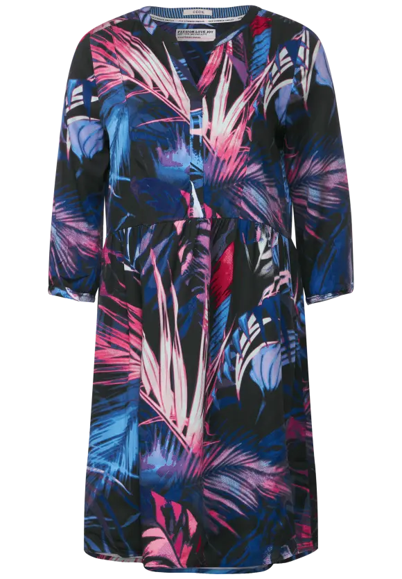 CECIL Kleid mit Blätterprint