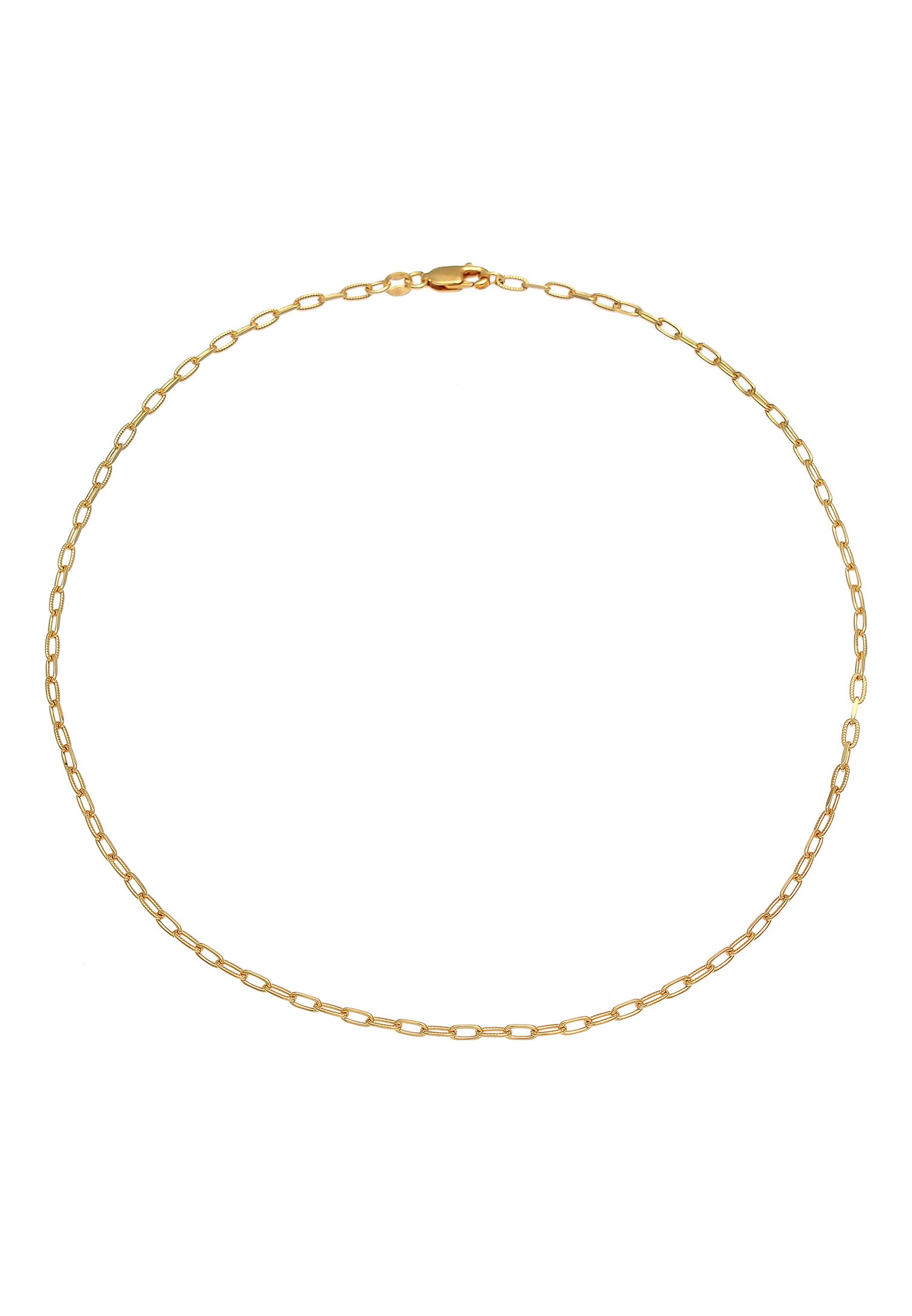 Elli Collier à maillons pour dames Oval Trend Filigree Basic en argent sterling 925