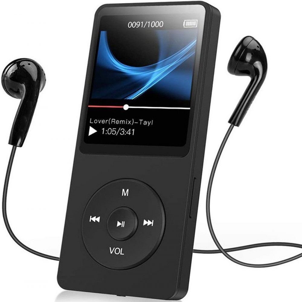 Jormftte MP3 Player Tragbarer HiFi Verlustfreier Radio MP3-Player (Licht)