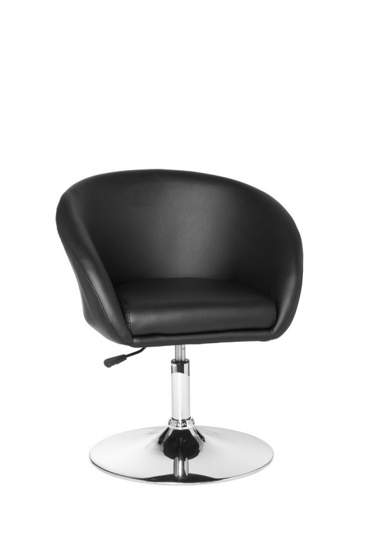 Amstyle Lift Design Drehsessel Sessel Leder Optik Schwarz