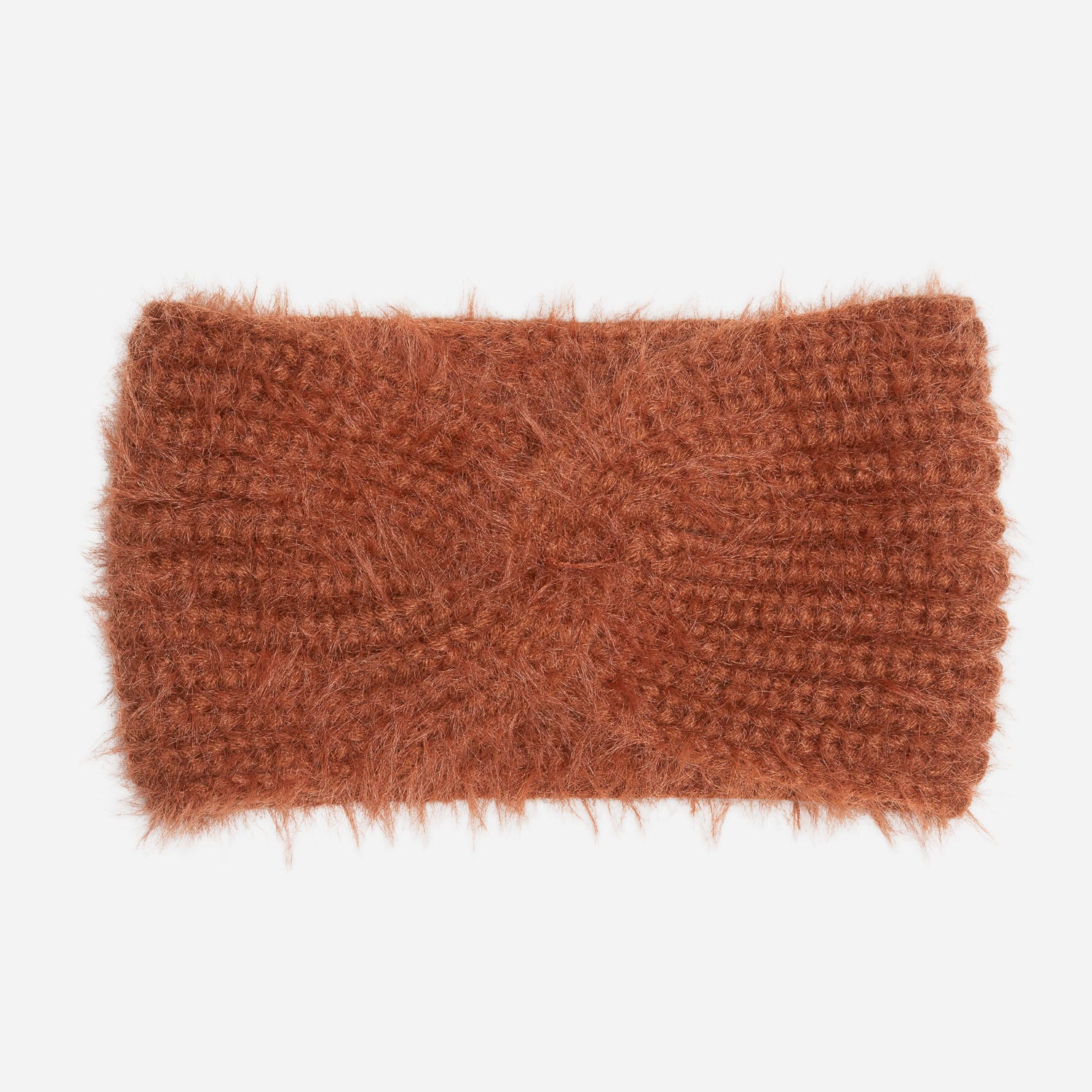 Headband terracotta en tricot