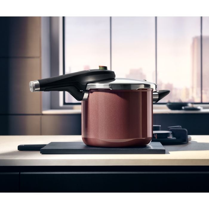 Fusiontec Perfect Premium Schnellkochtopf, 6,5 l, Rose Quartz