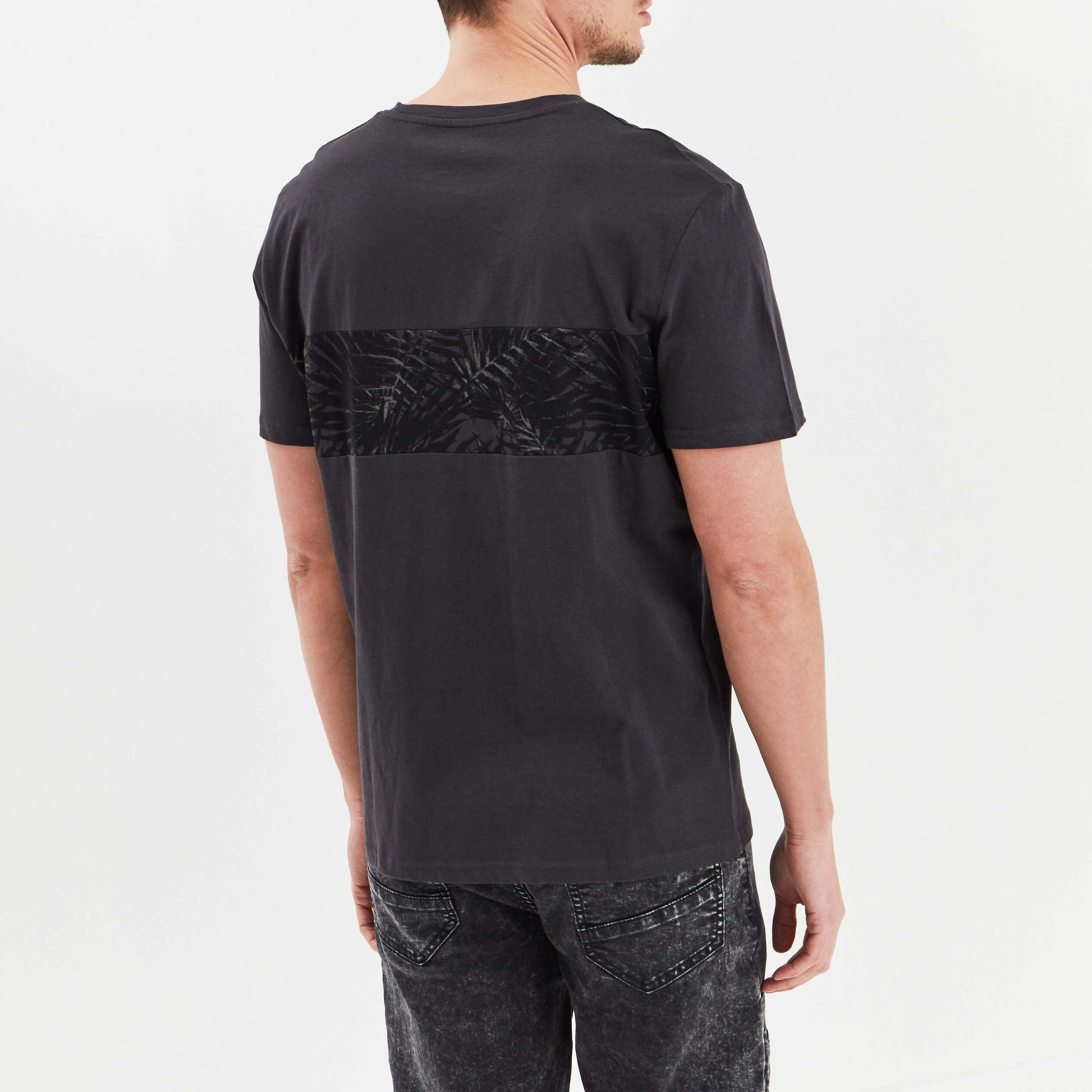 T-shirt manches courtes Liberto gris foncé homme | La Halle
