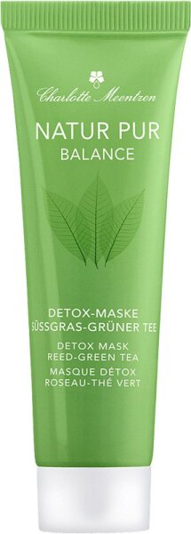 Charlotte Meentzen Natur Pur Balance Detox-Maske Süßgras-Grüner Tee Gesichtsmaske