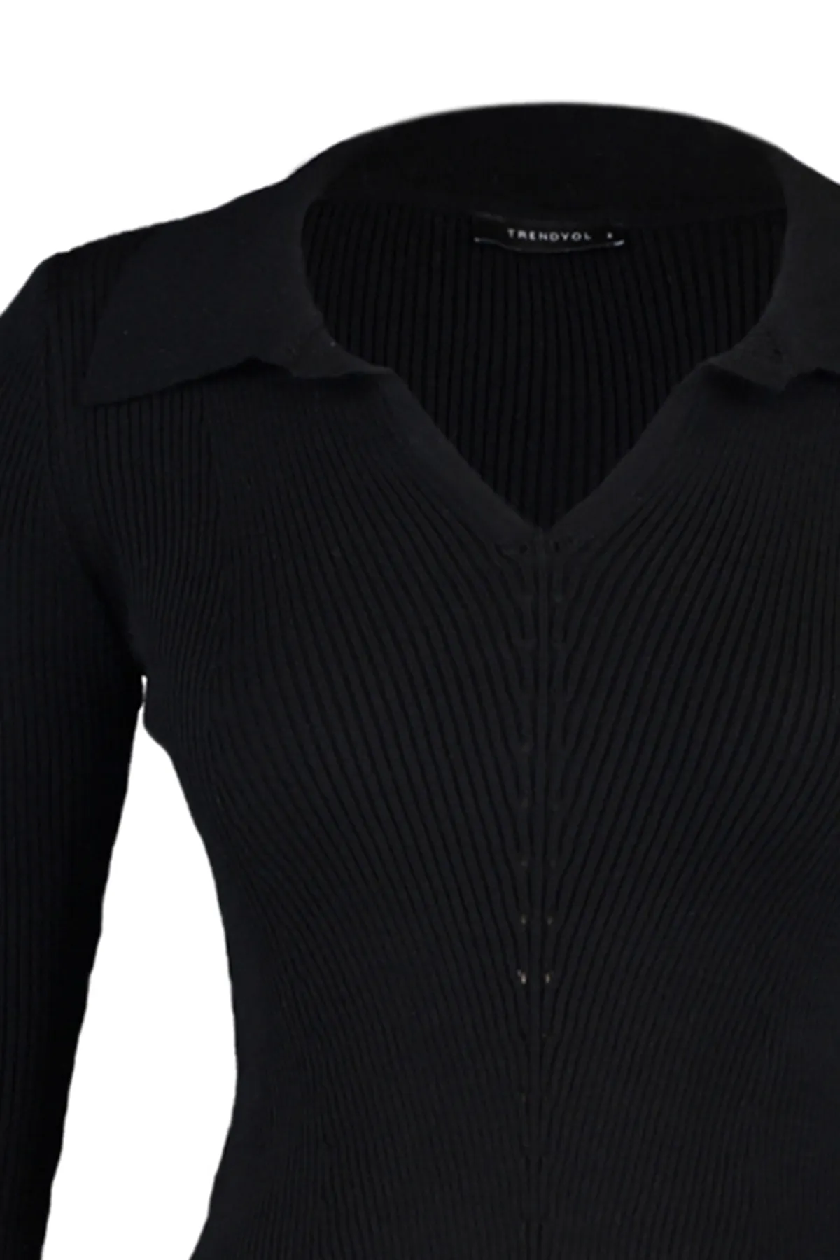 Trendyol Collection  Schwarzer Rollkragen-Strickpullover TWOAW20KZ0317