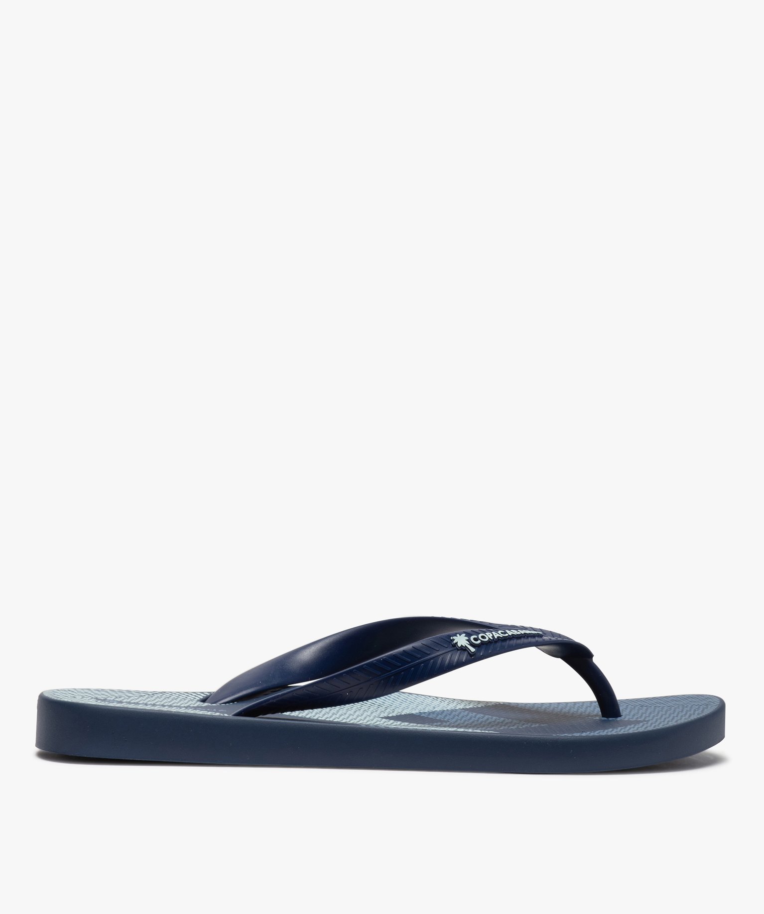 Tongs homme décor graphique - Copacabana bleu | GEMO