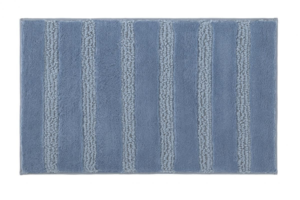 Badteppich Monrovia Stahlblau 60x100cm