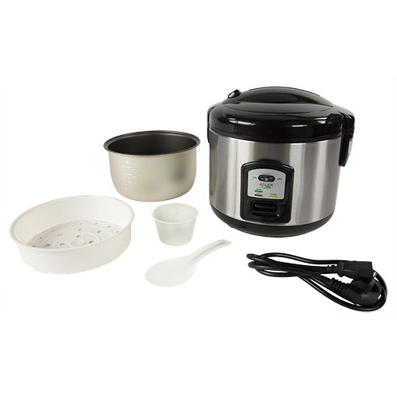 Adler Reiskocher AD 6406, 1000,00 W, Reis Kocher 1,5 L 1000W