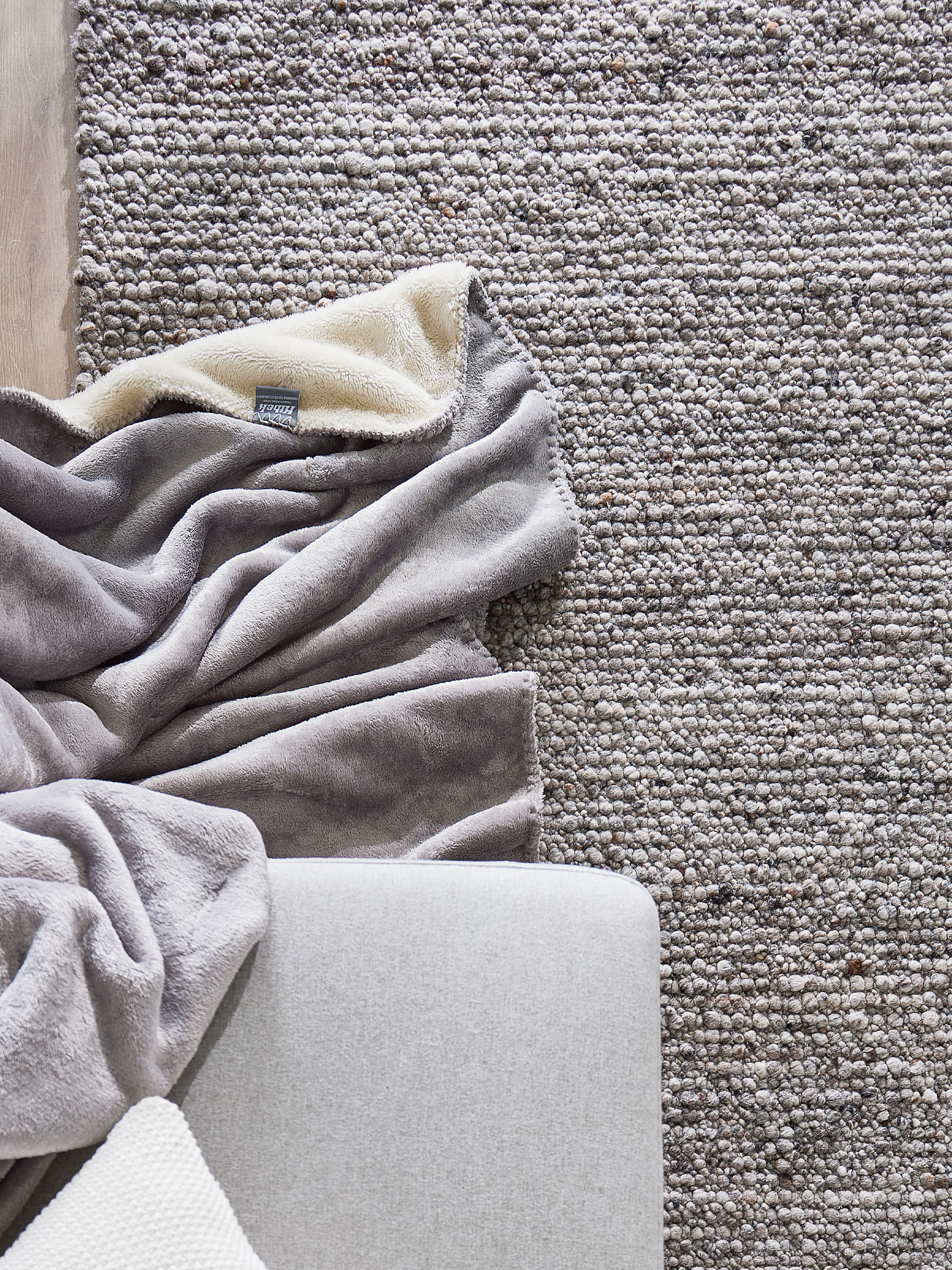 Fannby Woll-Teppich, Dark Grey