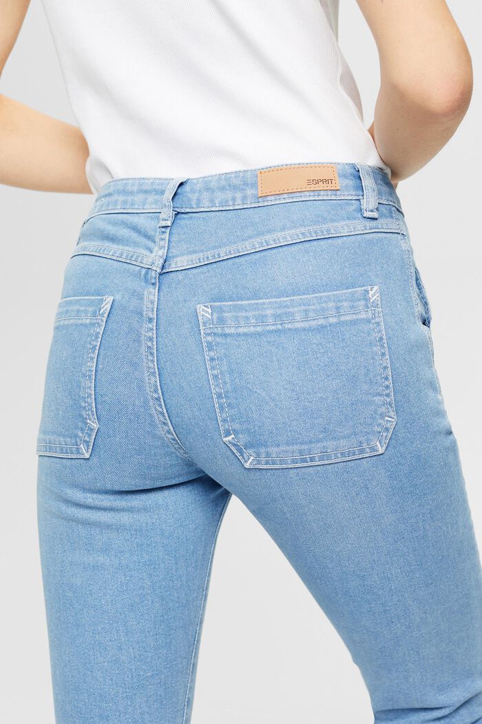 Slim-Fit-Jeans mit mittlerer Bundhöhe