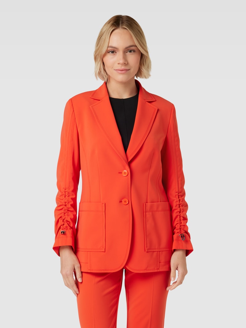 Blazer mit Reverskragen in rot