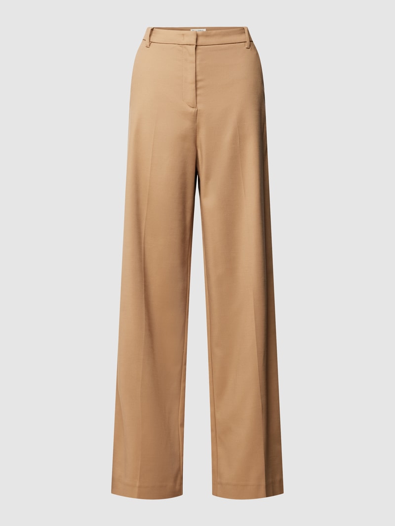 Hose mit Label-Details in sand