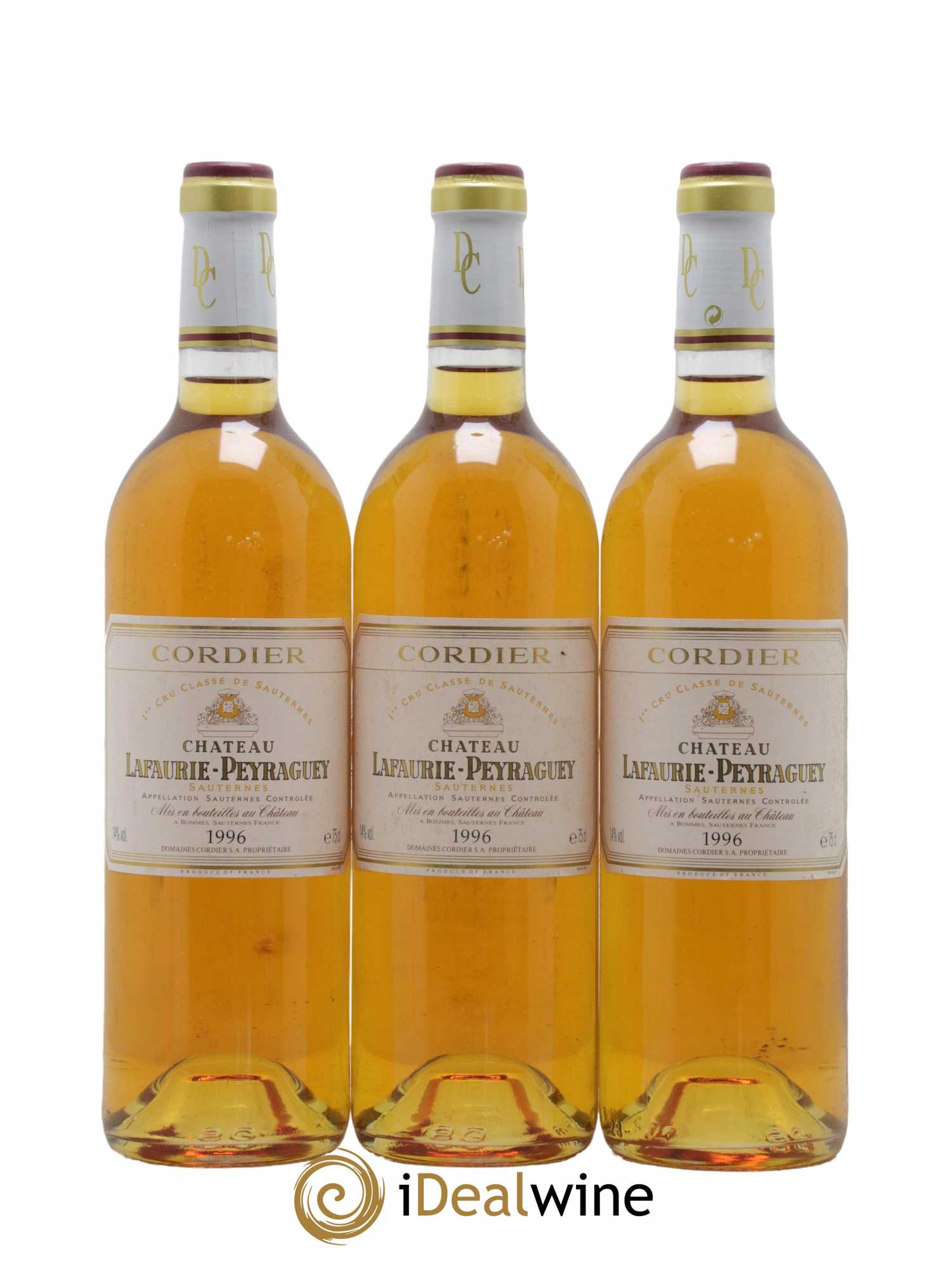 Château Lafaurie Peyraguey 1er Grand Cru Classé  1996 - Lot de 12 Bouteilles