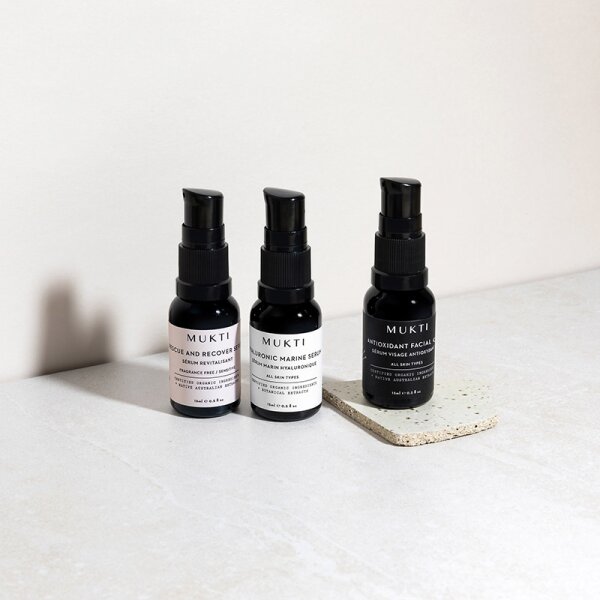 Mukti Organics Sensitive Mini Collection Gesichtspflegeset