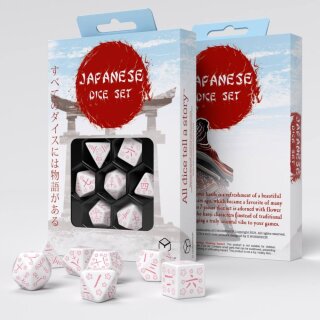 Japanese Dice Set: Cherry Blossoms Petals (7)