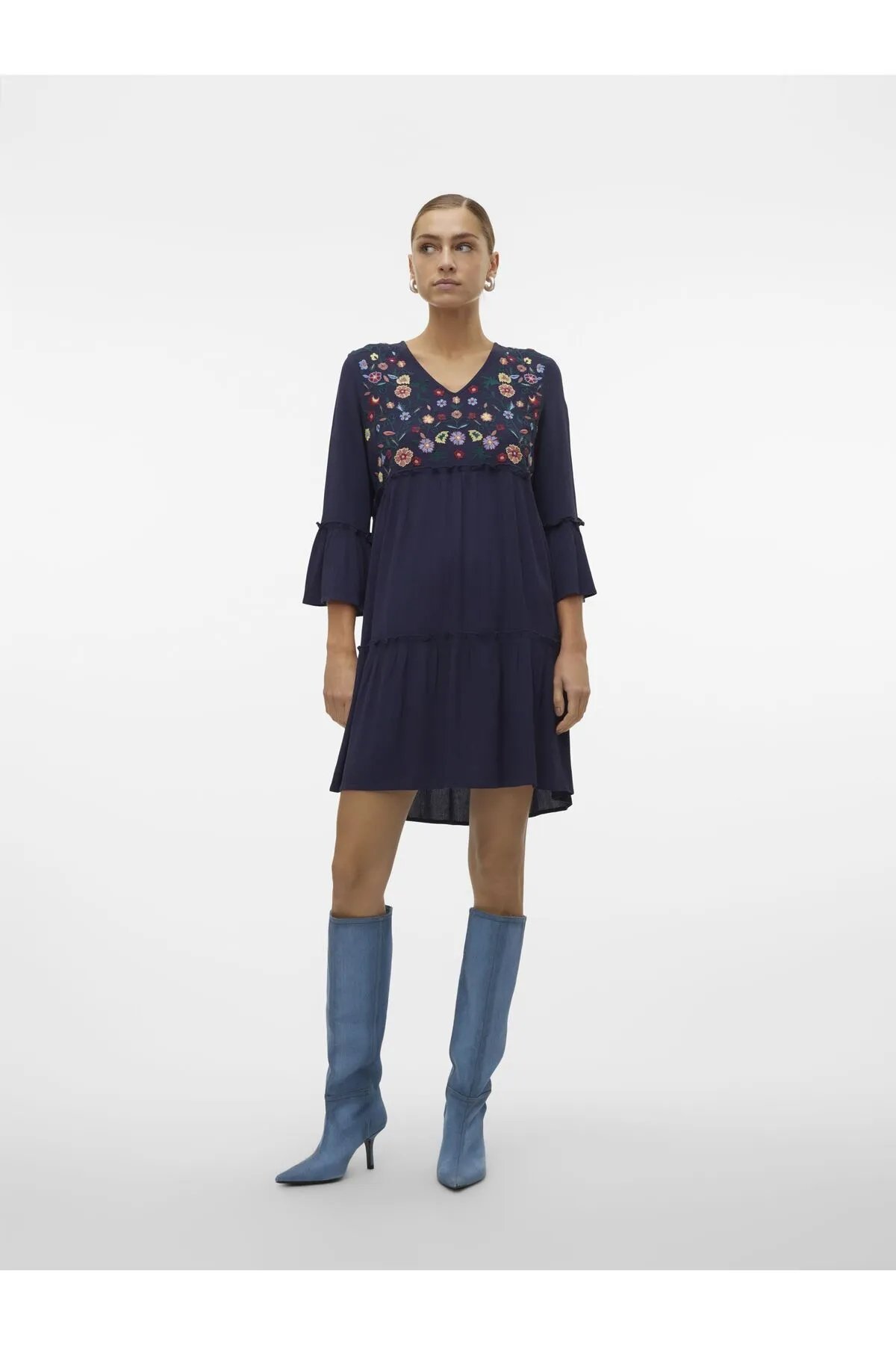 Vero Moda  Kleid - Blau - Basic