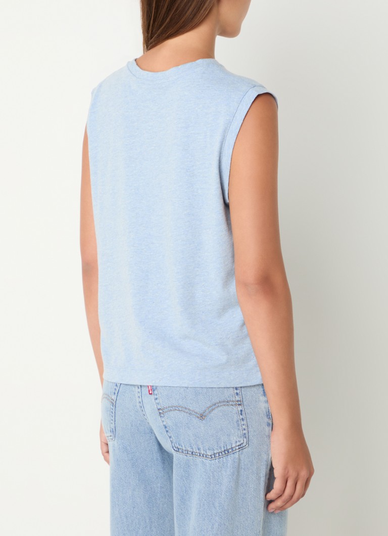 Canotta Levi's Boxy in tessuto mélange