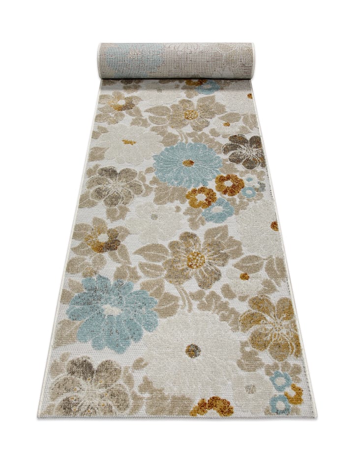 Wecon Home Läufer Beach Flower in beige, hellblau, gelb günstig kaufen