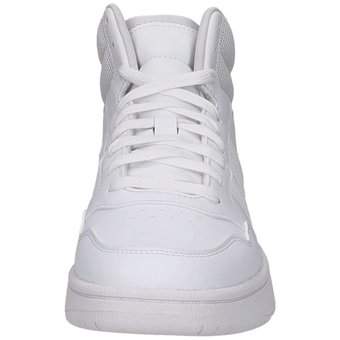 adidas Hoops 3.0 Mid Sneaker in weiß
