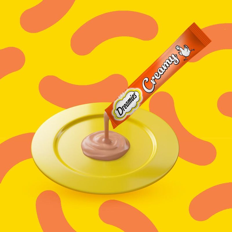 Dreamies Creamy Snacks mit Huhn & Lachs zu TOP-Preisen | bitiba %