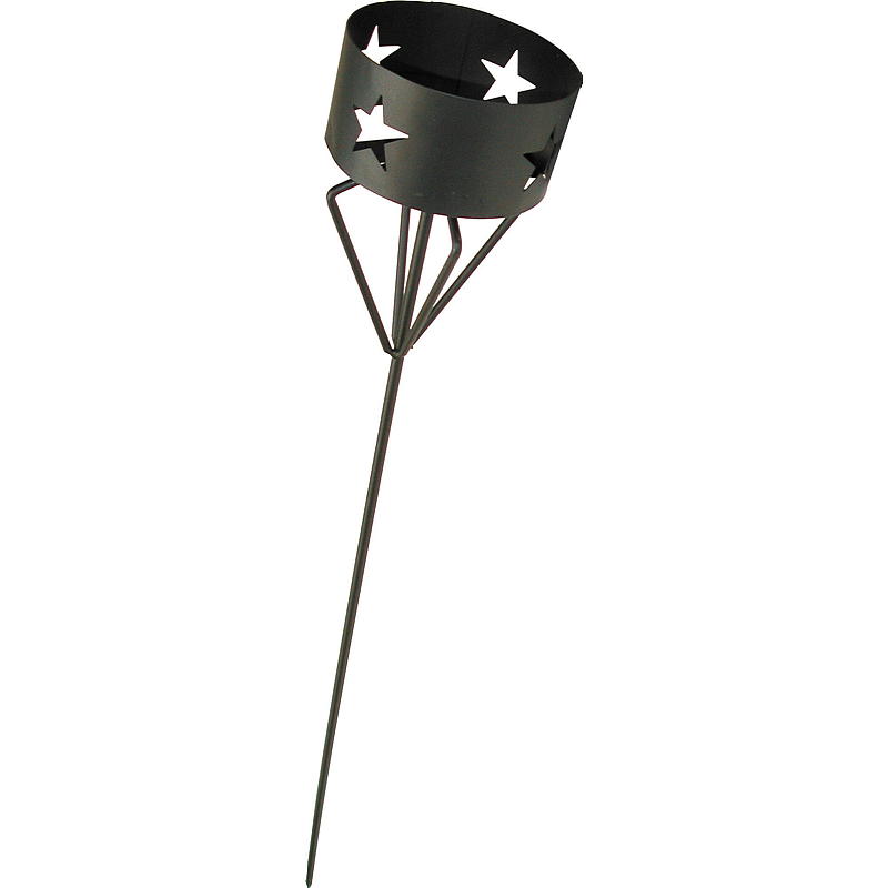Home Fakkelboksholder 76 cm m/jordspyd sort