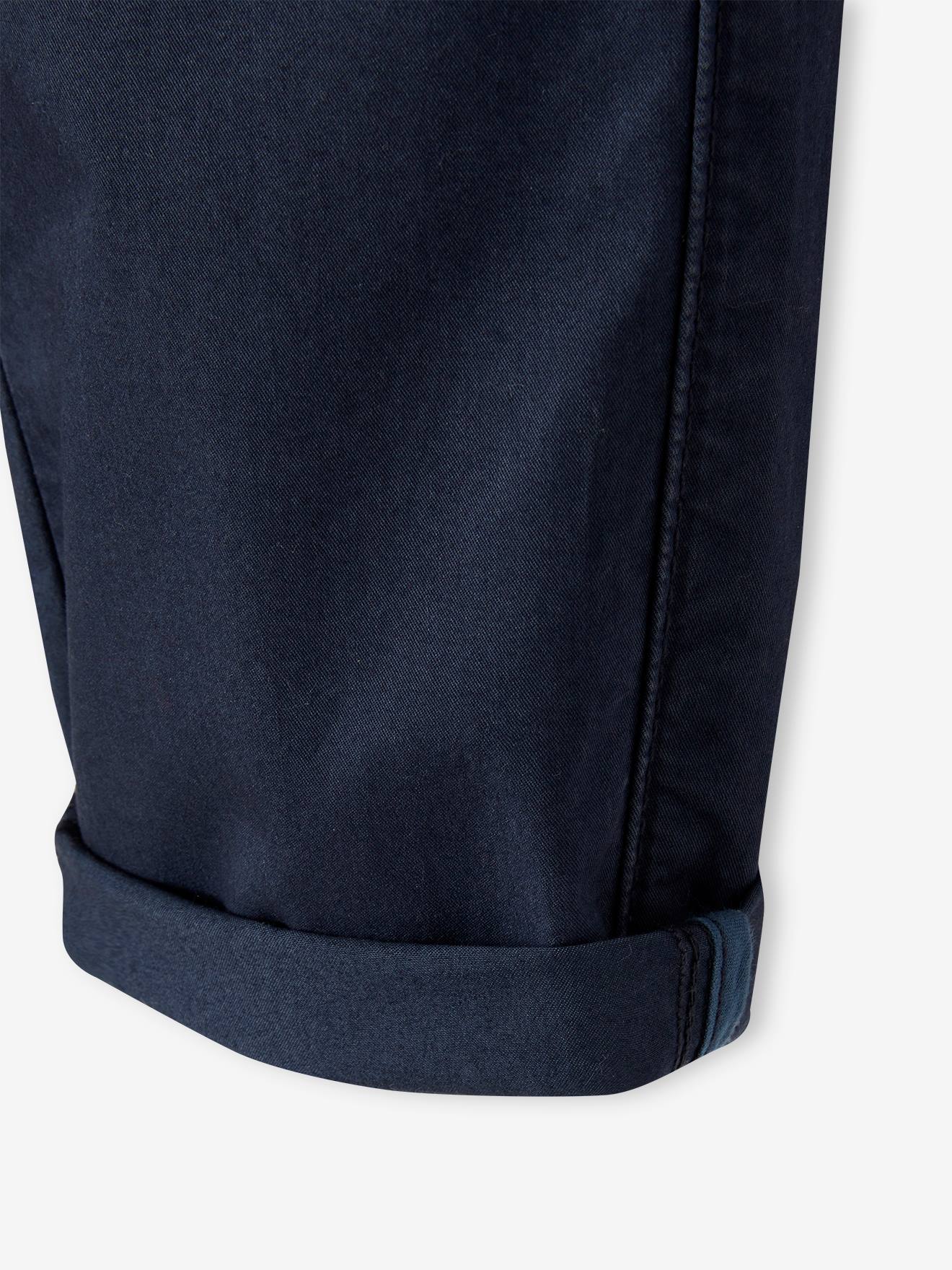Vertbaudet Jungen Cargohose mit Schlupfbund - nachtblau