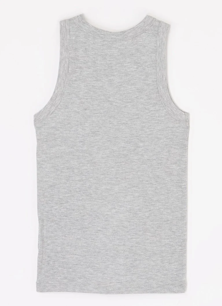 Tricou fără mâneci Sofie Schnoor, tricotat cu nervuri melanj.