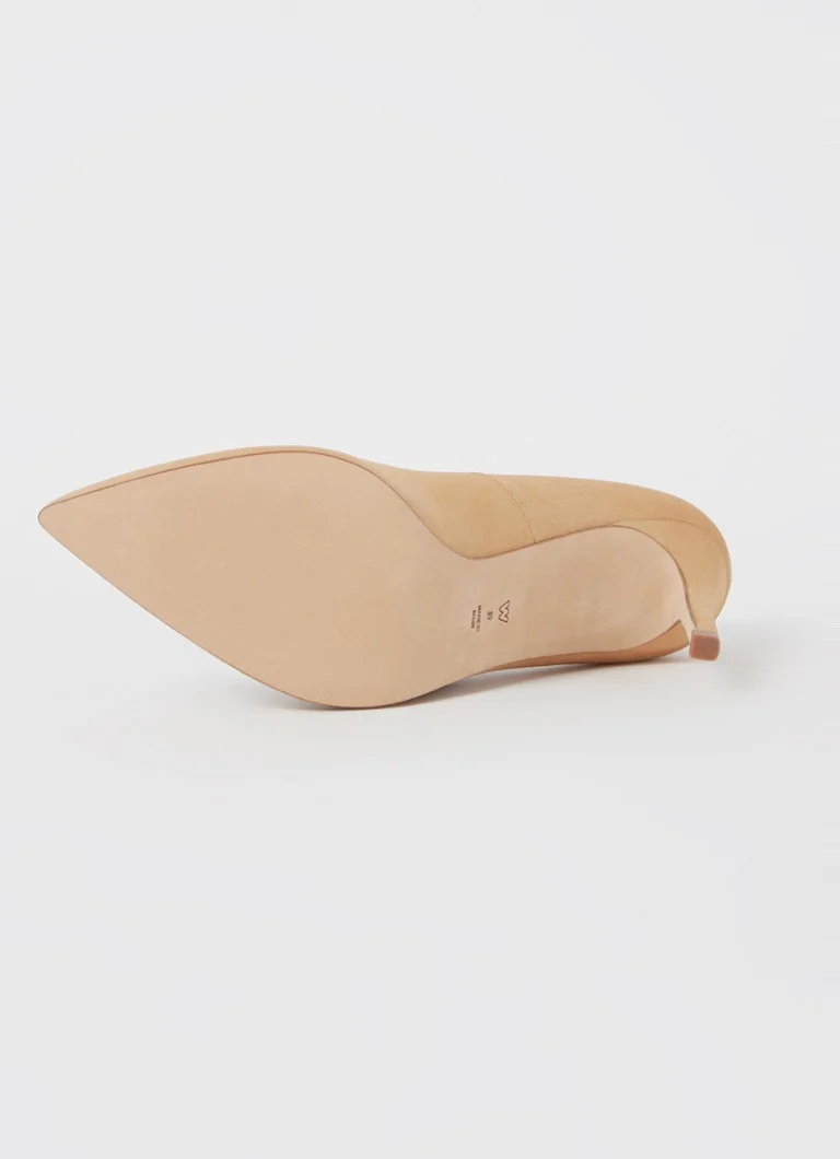 Pantofi cu toc înalt Whistles Corie din piele întoarsă de capră.