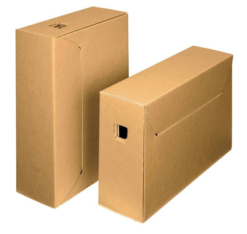 Loeff's Archivbox City Box 10  Braun, Weiß 39 x 26 x 11,5 cm 50 Stück