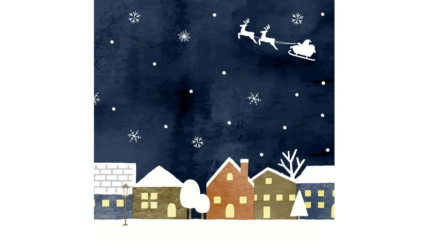 Paper + Design Servietten Magic Night 25x25cm