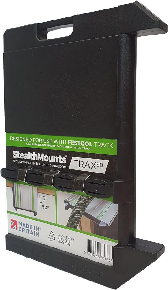 StealthMounts TSS-S-FT-1 Trax90 musta pysäytin Festool-ohjainkiskoille