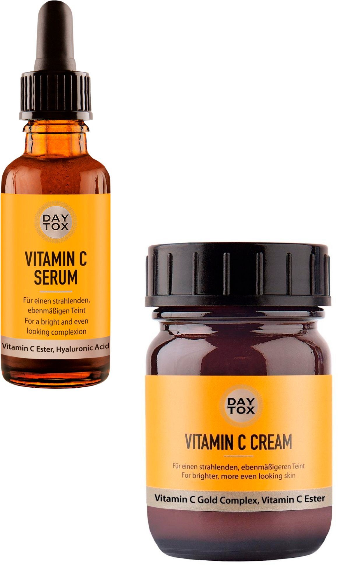 DAYTOX Gesichtspflege-Set Vitamin C Glow Duo Spar-Set, 2-tlg.