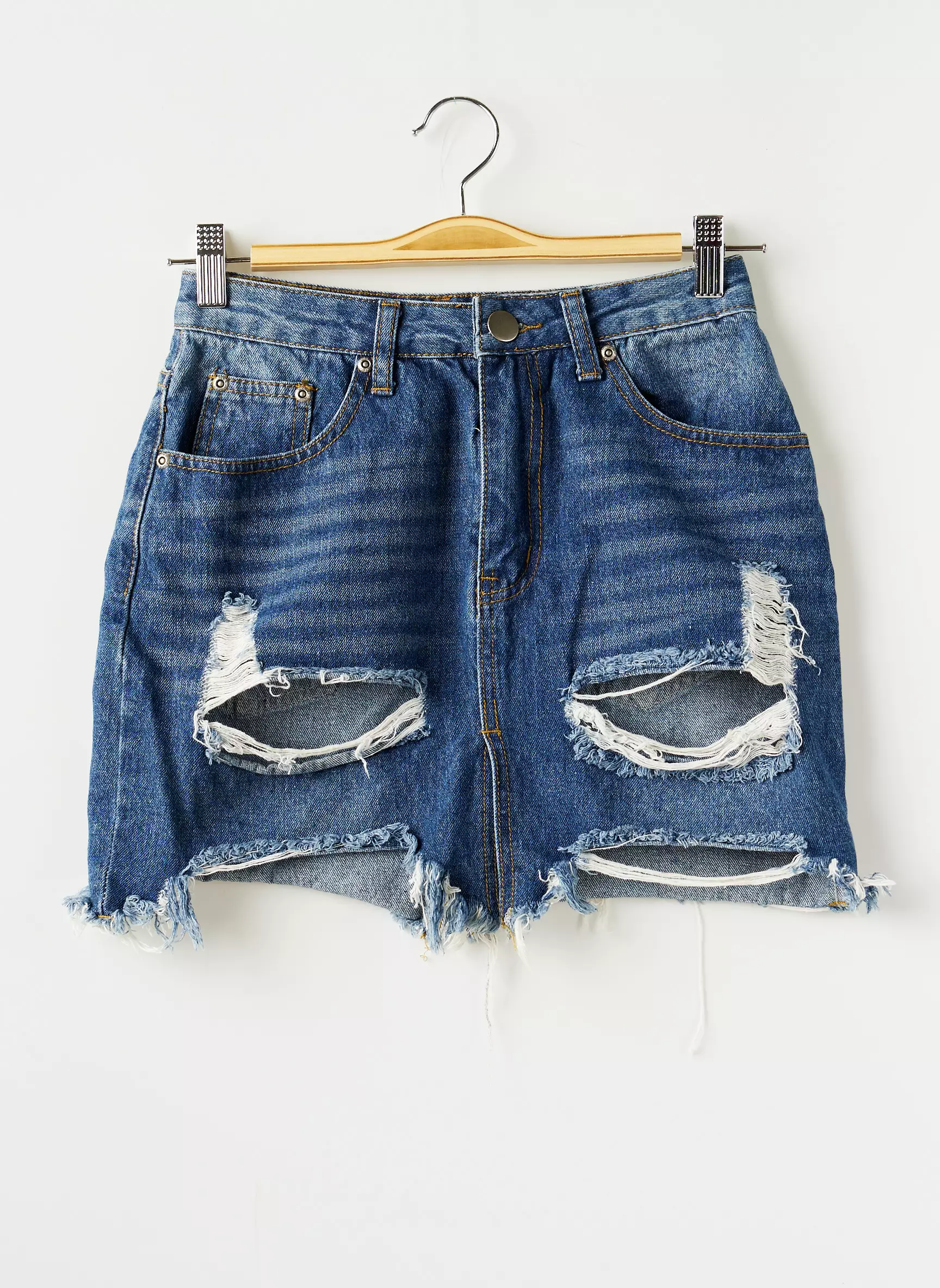 Boohoo Jupes Courtes Femme couleur bleu