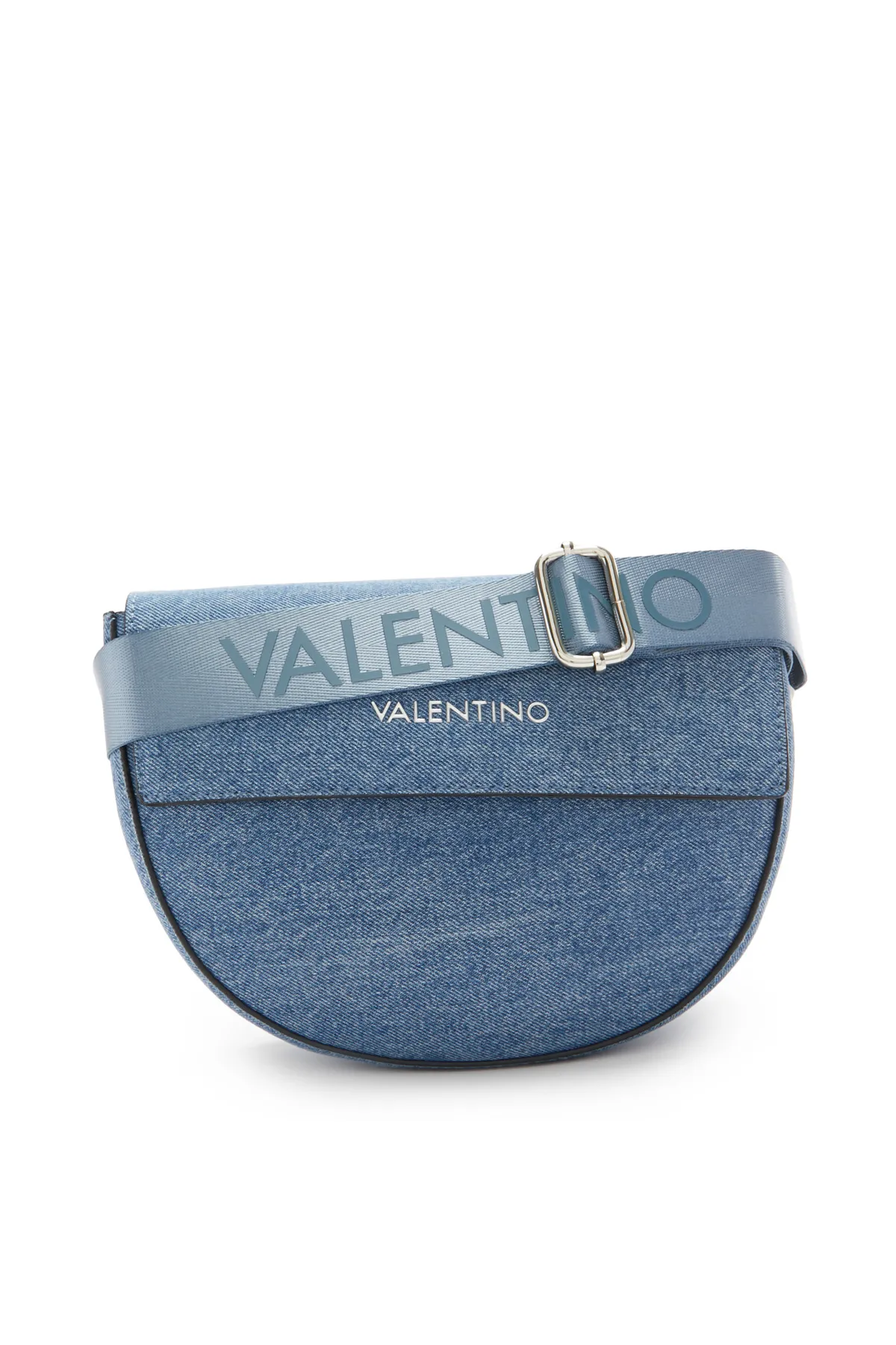 1'ASLAN  Valentino Bags Bigs Damen Umhängetasche Blau Vbs7so02redenim