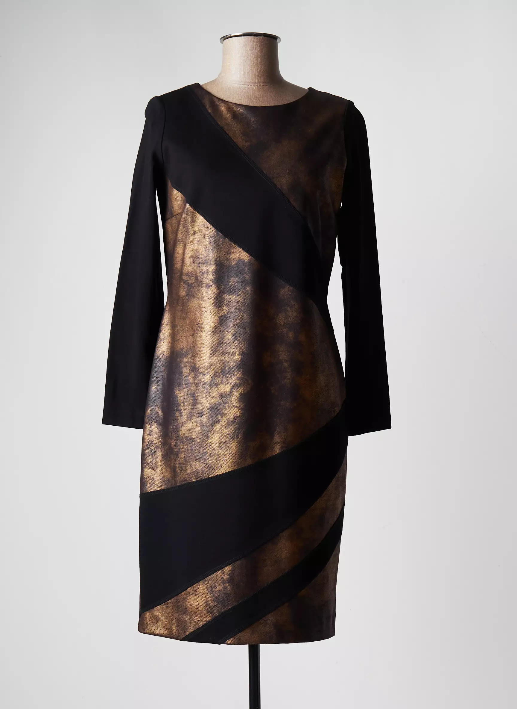 Chema Blanco Robes Mi Longues Femme couleur noir