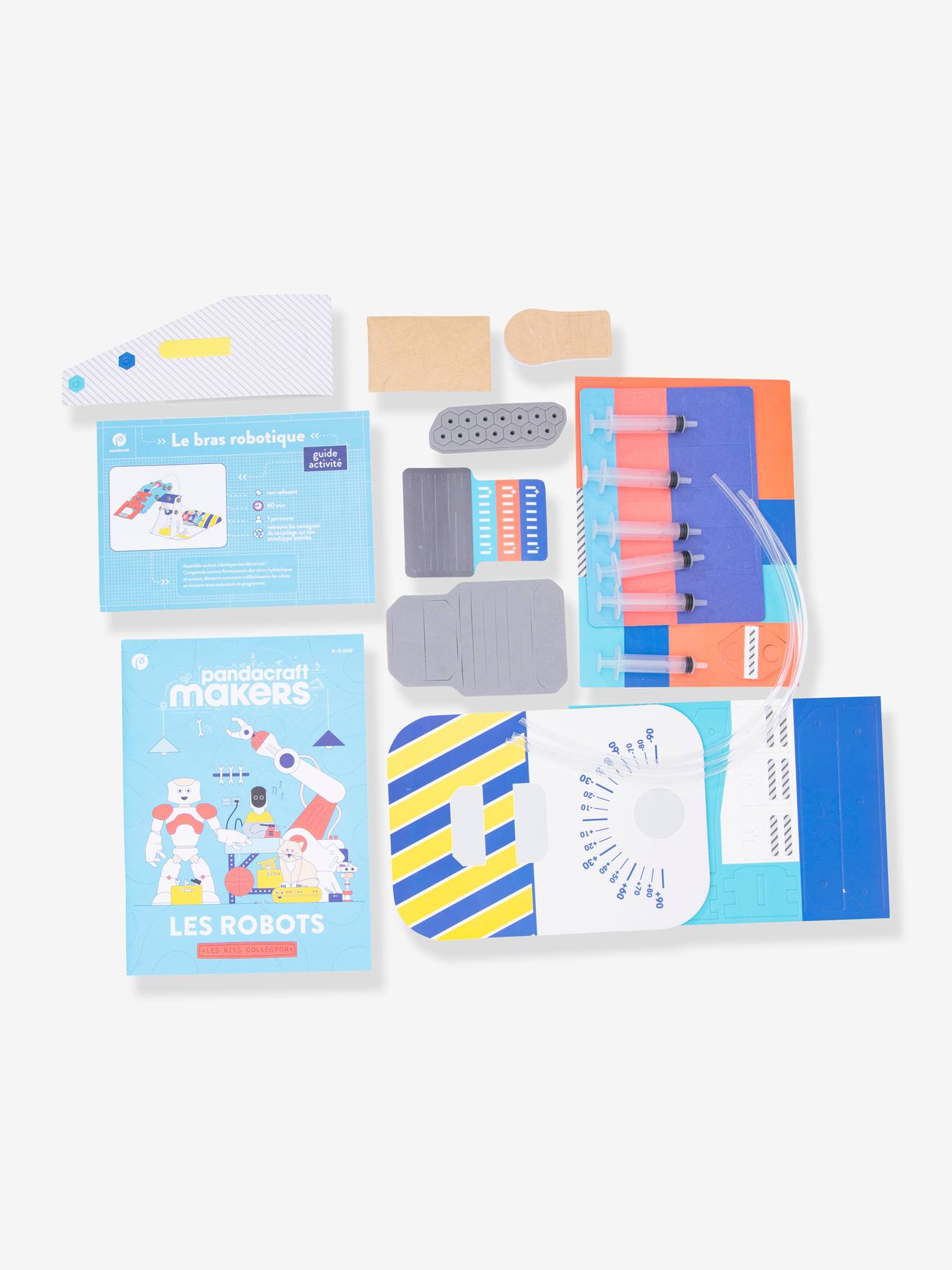 Kit collector Les robots 8/12 ans PANDACRAFT bleu