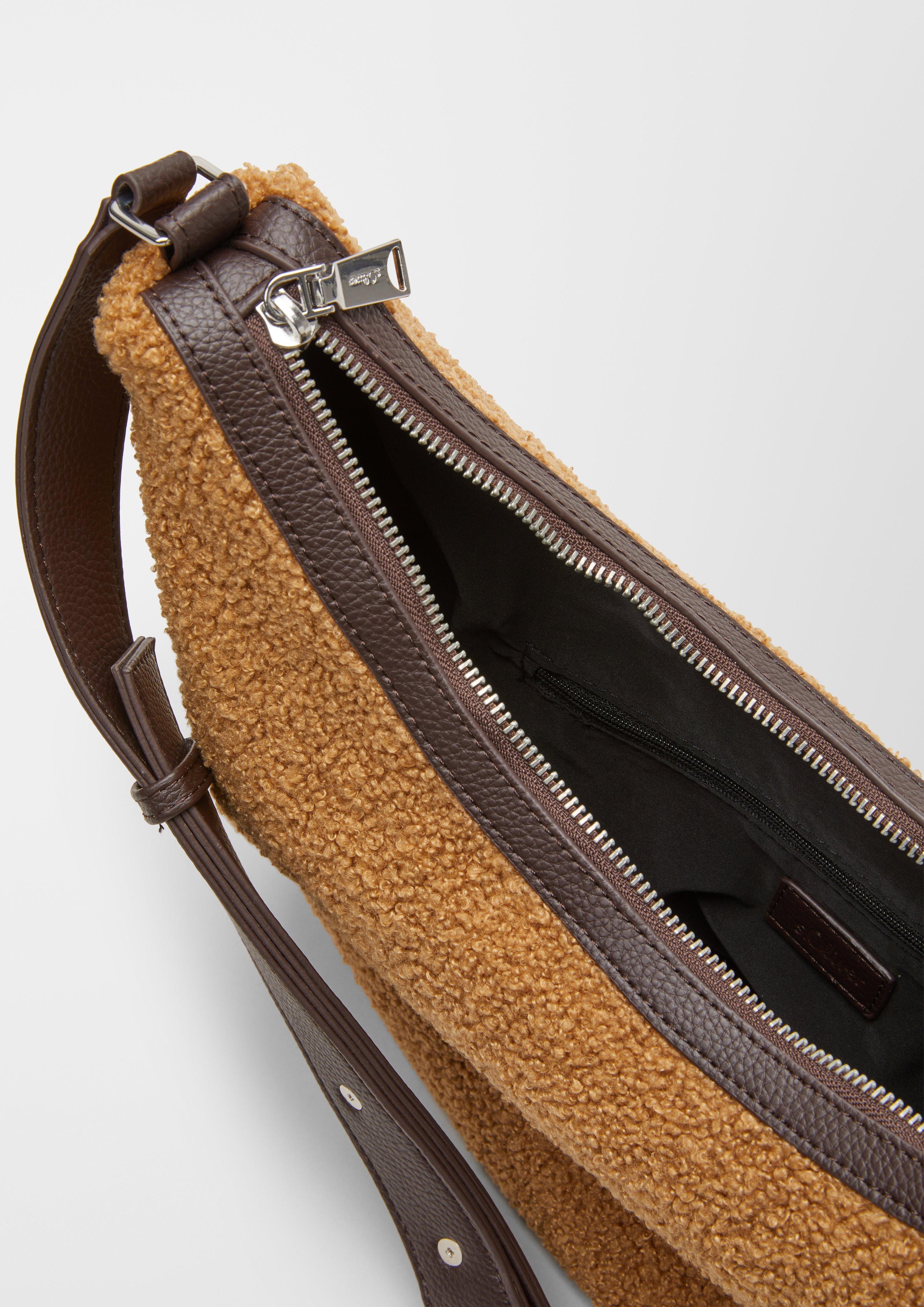 Hobo Bag aus Teddyplüsch  2120496-8469
