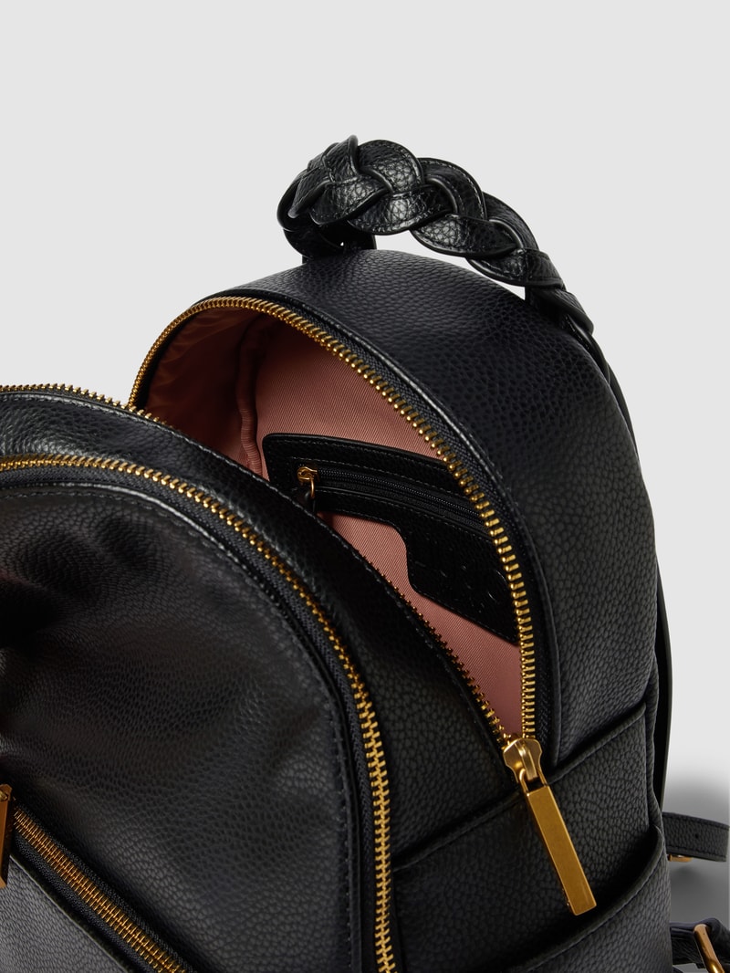 Rucksack mit Strukturmuster Modell 'Arizona' in schwarz