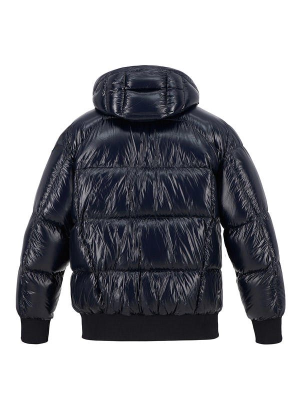 BOSS Green, Daunenjacke Ronnie, Mikrofaser wasserabweisend, dunkelblau