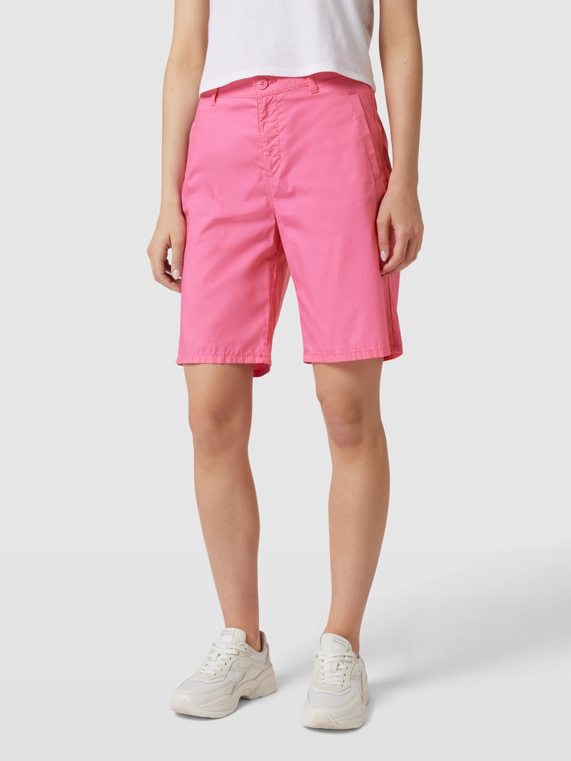 Chinoshorts mit seitlichen Eingrifftaschen in pink