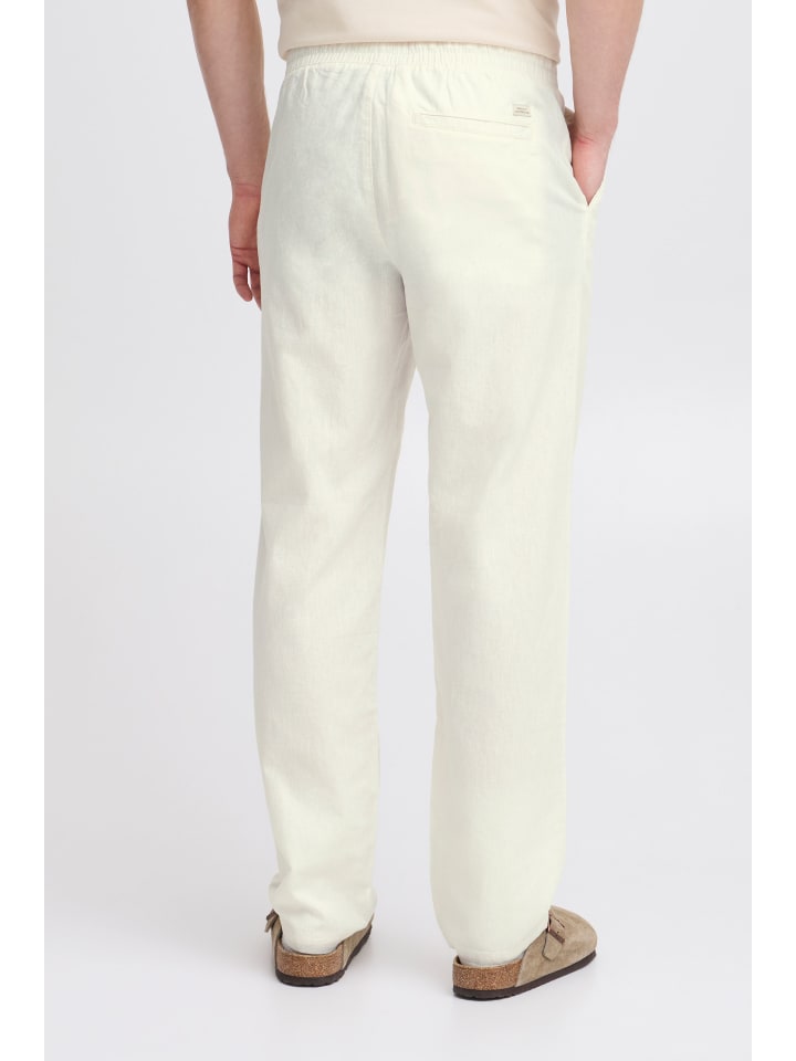 BLEND Leinenhose in weiß günstig kaufen