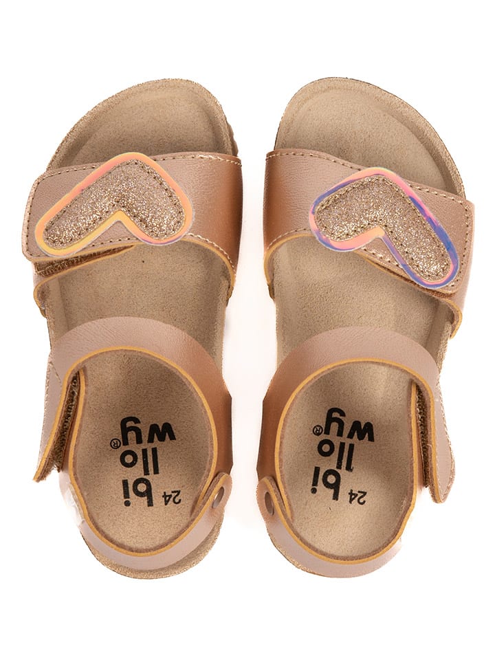 billowy Leder-Sandalen 