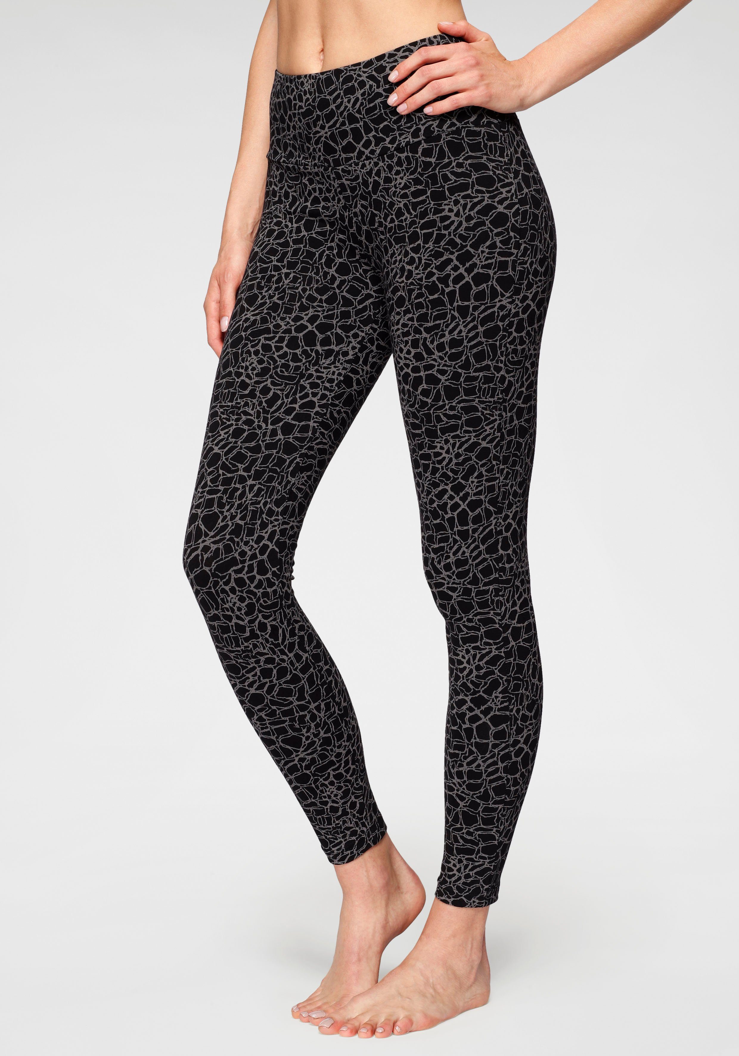 H.I.S Leggings (2er-Pack) in bedruckt und uni