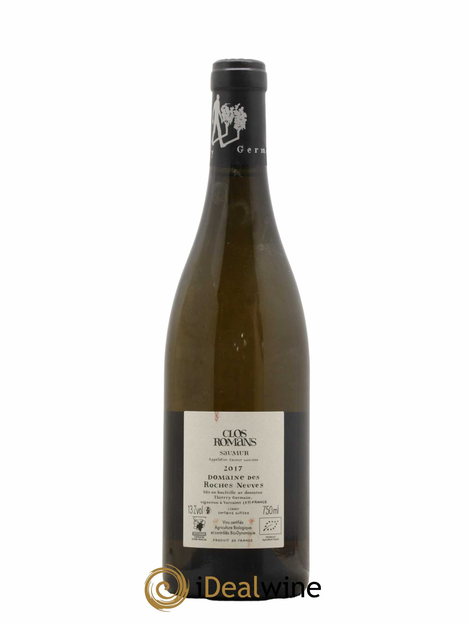 Saumur Clos Romans Domaine des Roches Neuves - Thierry Germain  2017 - Lot de 1 Bouteille