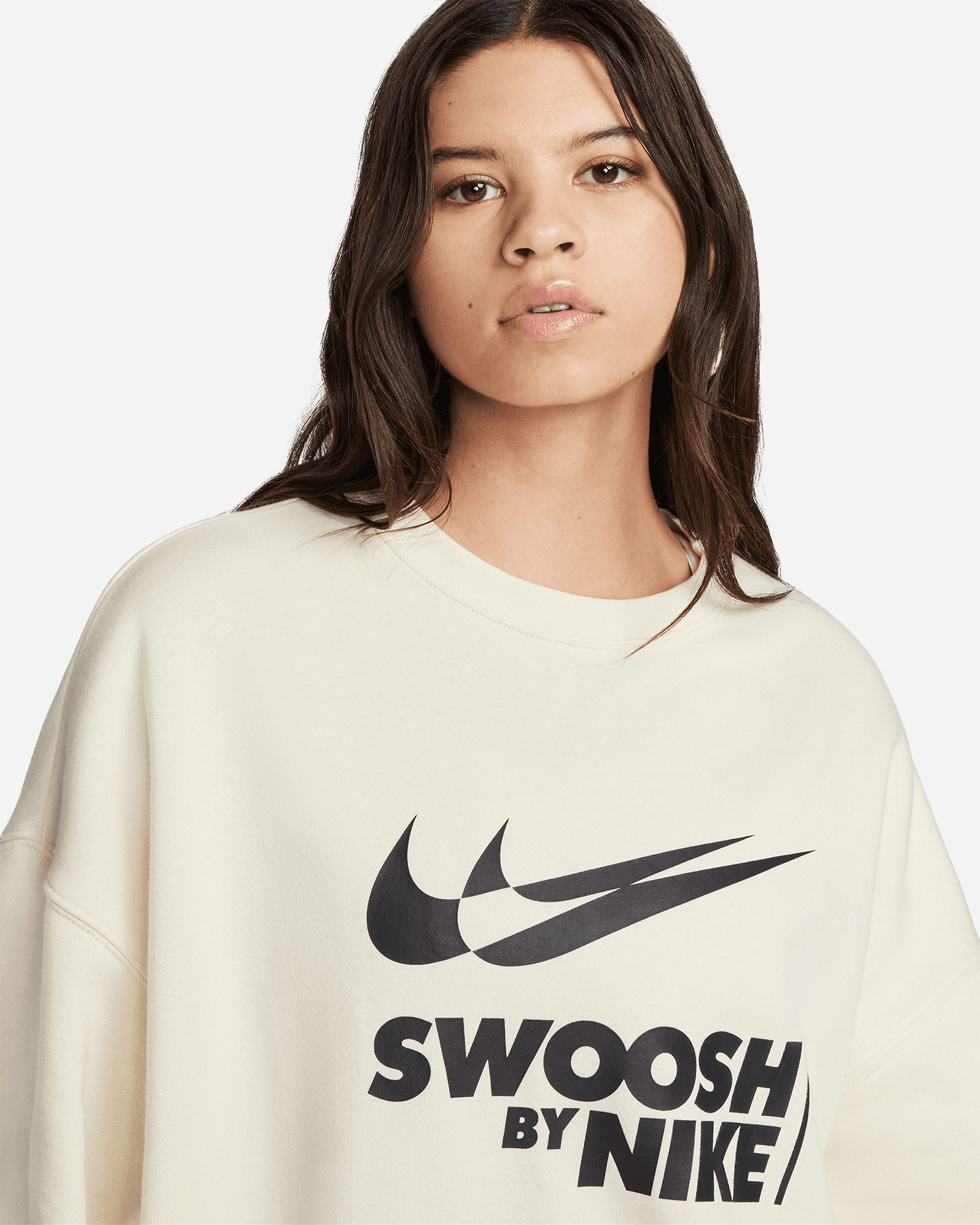 Felpa Nike Swoosh Big Logo W FZ4631-113