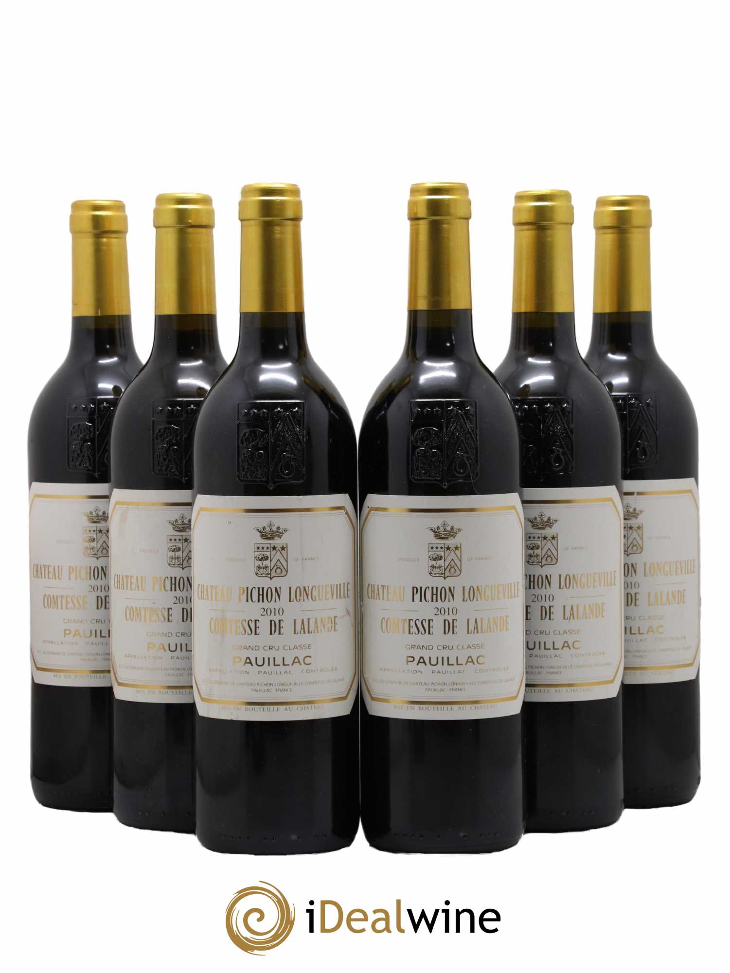 Château Pichon Longueville Comtesse de Lalande 2ème Grand Cru Classé  2010 - Lot de 6 Bouteilles
