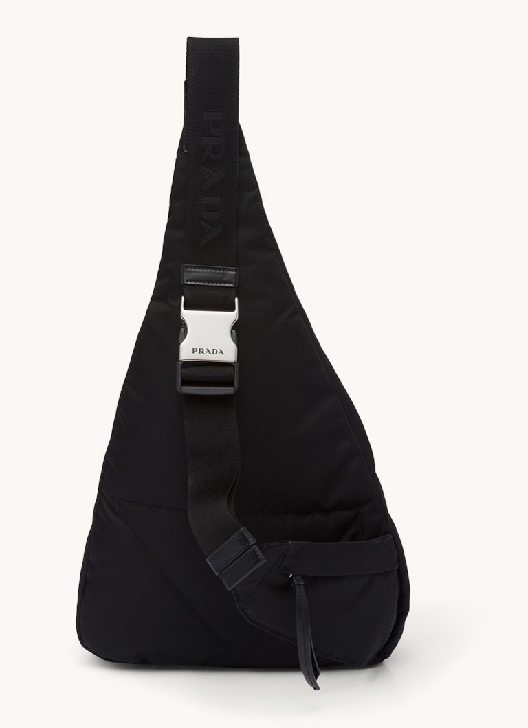 Rucsac Prada Re-Nylon cu detalii din piele