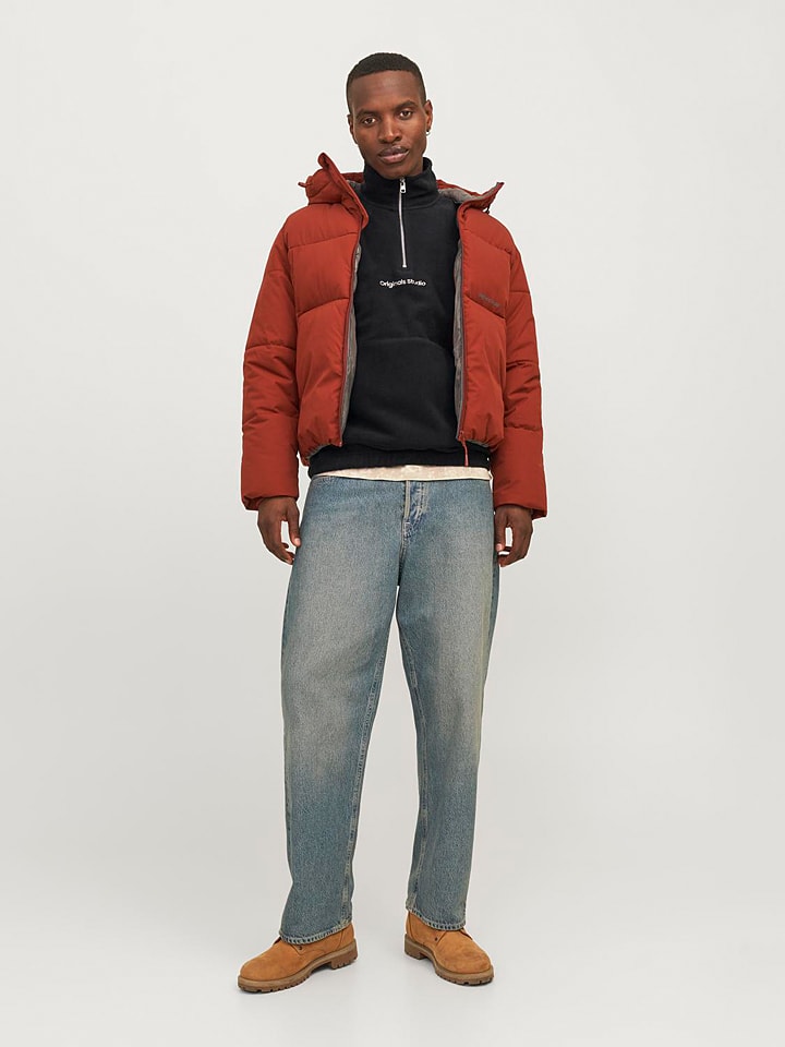 Jack & Jones Fleecepullover in Schwarz günstig kaufen